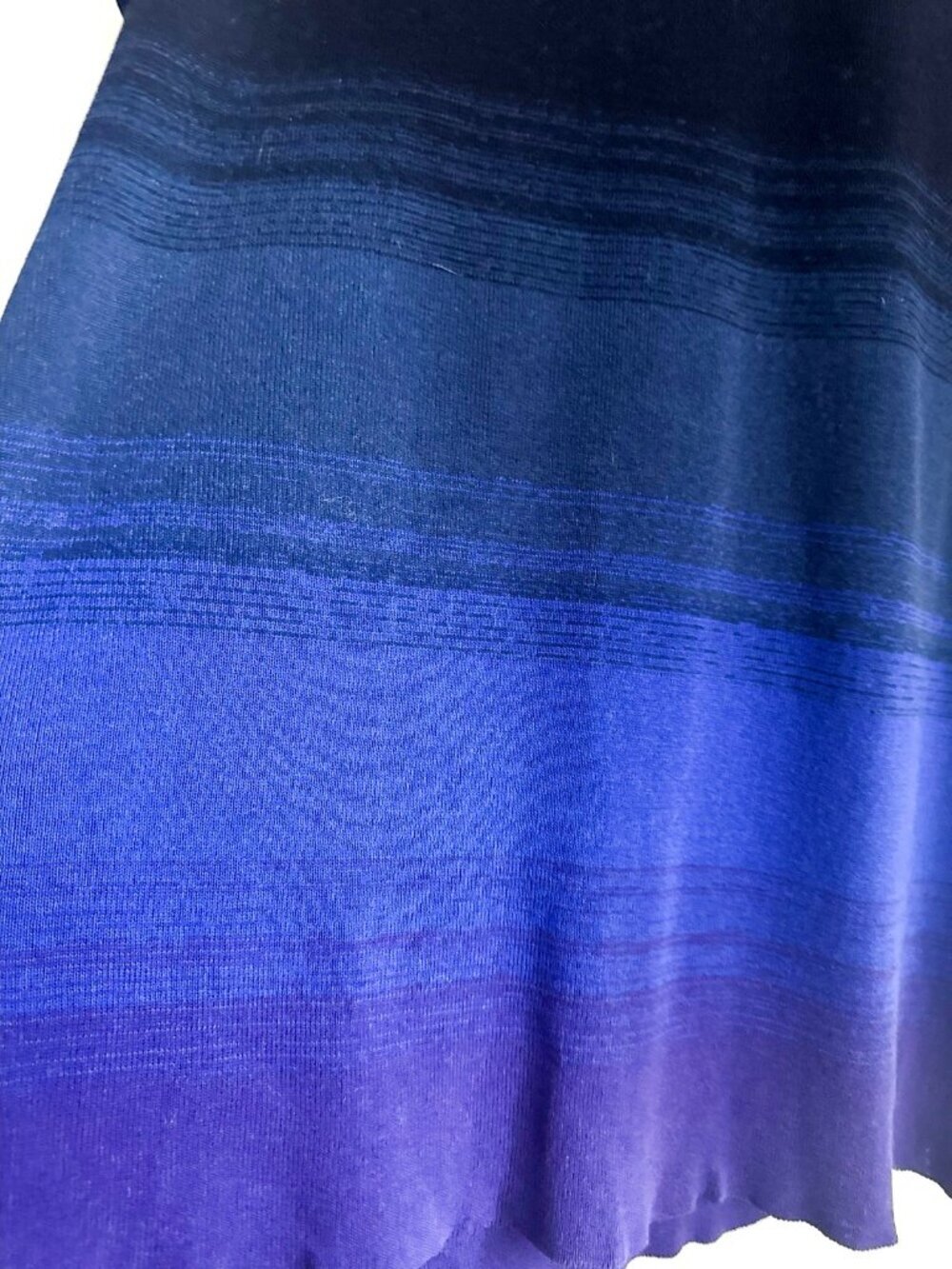 Archiviob Ombre Blue Black Knit Dress XL - Picture 4 of 6